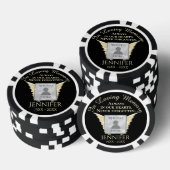 Voeg Foto Toe Aangepaste Herdenking Poker Chips (Opstapeling)