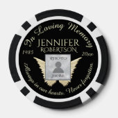 Voeg foto toe Aangepaste herdenking Poker Chips (Achterkant)