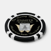 Voeg foto toe Aangepaste herdenking Poker Chips (Enkel)