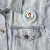Voeg foto toe Aangepaste herdenkingsengel vleugels Ronde Button 5,7 Cm (In situ)