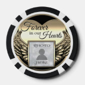 Voeg foto toe Aangepaste herinnering Poker Chips (Achterkant)