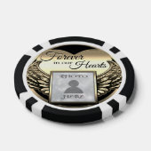 Voeg foto toe Aangepaste herinnering Poker Chips (Enkel)