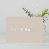     Voeg foto toe Modern Script Rustiek Taupe Beda Folie Feestdagenkaart (Staand Voorkant)