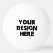 Voeg gepersonaliseerd Afbeelding Logo Custom Photo Pingpongbal (Voorkant)
