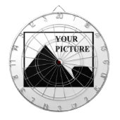 Voeg gepersonaliseerde Afbeelding bedrijfsnaam toe Dartbord (Voorkant)