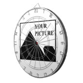 Voeg gepersonaliseerde Afbeelding bedrijfsnaam toe Dartbord (Voorkant Rechts)