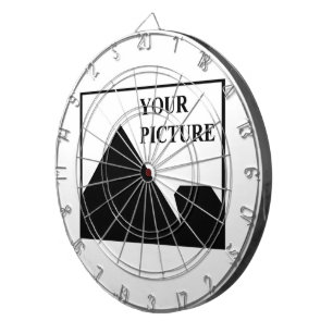 Voeg gepersonaliseerde Afbeelding bedrijfsnaam toe Dartbord