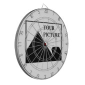 Voeg gepersonaliseerde Afbeelding bedrijfsnaam toe Dartbord (Voorkant Links)