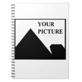 Voeg gepersonaliseerde Afbeelding bedrijfsnaam toe Notitieboek (Voorkant)