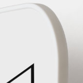 Voeg gepersonaliseerde Afbeelding bedrijfsnaam toe Pickleball Paddle (Links Detail)