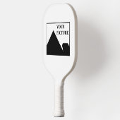 Voeg gepersonaliseerde Afbeelding bedrijfsnaam toe Pickleball Paddle (Links)