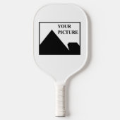 Voeg gepersonaliseerde Afbeelding bedrijfsnaam toe Pickleball Paddle (Voorkant)