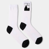 Voeg gepersonaliseerde Afbeelding bedrijfsnaam toe Sokken (Rechts)