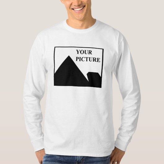 Voeg gepersonaliseerde Afbeelding bedrijfsnaam toe T-shirt (Voorkant)