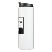 Voeg gepersonaliseerde Afbeelding bedrijfsnaam toe Thermosbeker (Geroteerd rechts)