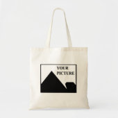 Voeg gepersonaliseerde Afbeelding bedrijfsnaam toe Tote Bag (Voorkant)
