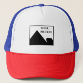 Voeg gepersonaliseerde Afbeelding bedrijfsnaam toe Trucker Pet (Voorkant)