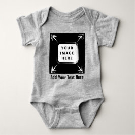 Voeg gepersonaliseerde foto Afbeelding peuter Baby Romper