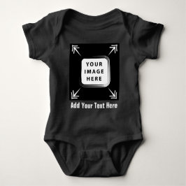 Voeg gepersonaliseerde foto Afbeelding peuter Baby Romper