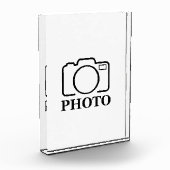 Voeg gepersonaliseerde foto bruiloft modern Schatt (Links)