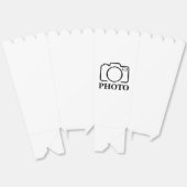 Voeg gepersonaliseerde foto bruiloft modern Schatt Bedankdoosjes (Ongevouwen)