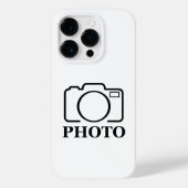 Voeg gepersonaliseerde foto bruiloft modern Schatt Case-Mate iPhone Case (Achterkant)