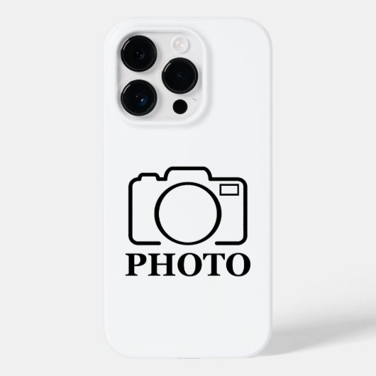 Voeg gepersonaliseerde foto bruiloft modern Schatt Case-Mate iPhone Case (Achterkant)