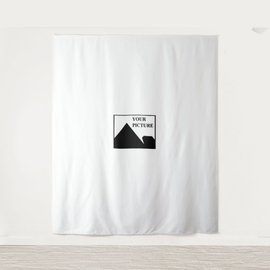 Voeg gepersonaliseerde foto toe Zakelijke bedrijfs Wandkleed (Voorkant)