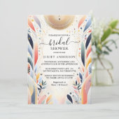 Voeg Glam Bright Pastel Ombre Glitter Vrijgezellen Kaart (Staand voorkant)