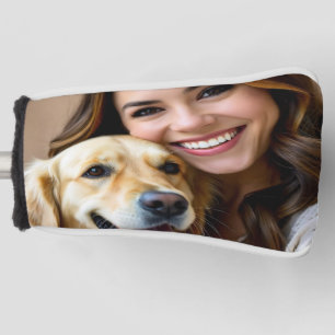 Voeg Golden Retriever Foto Personaliseer toe Golfheadcover