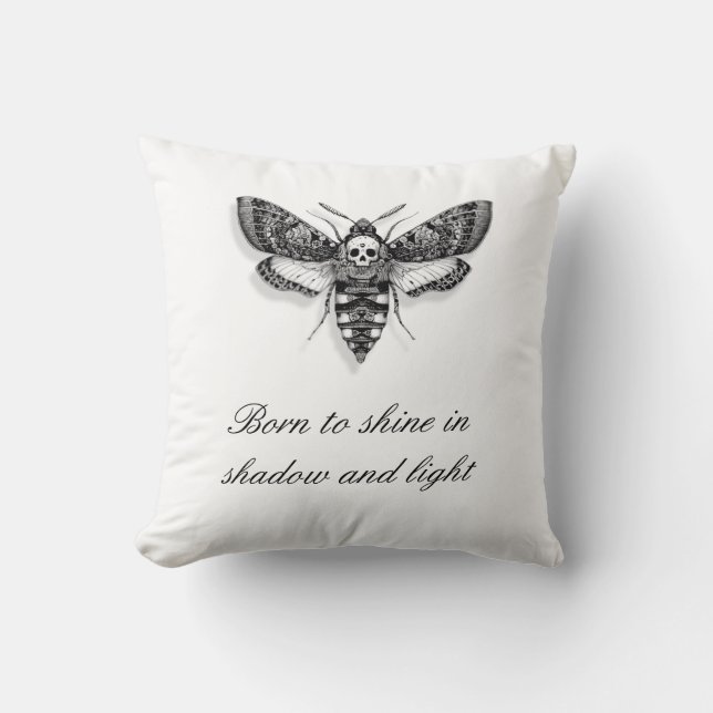 Voeg gotische elegantie toe aan uw huis of trouwin kussen (Voorkant)