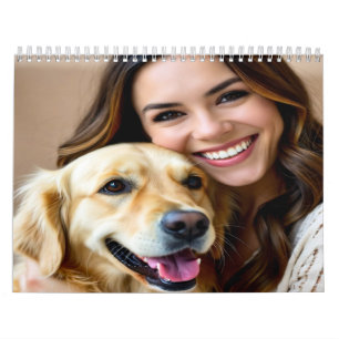 Voeg Gouden Retriever Foto Personaliseer toe Kalender