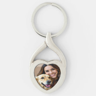Voeg Gouden Retriever Foto Personaliseer toe Sleutelhanger
