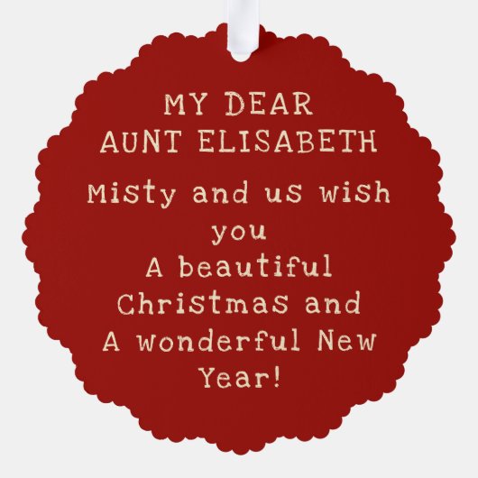 Voeg grappige kerstkat foto op aandenken jaarlijks ornament kaart (Achterkant)