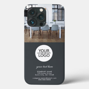 Voeg grijs de Foto van uw bedrijf van de Tekst van Case-Mate iPhone Case