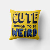 Voeg grilligheid en comfort toe aan uw interieur! kussen (Achterkant)