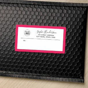 Voeg het Adres van de Terugkeer van de Rand van de Etiket