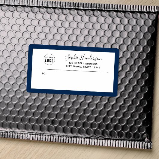 Voeg het Adres van de Terugkeer van de Rand van de Etiket