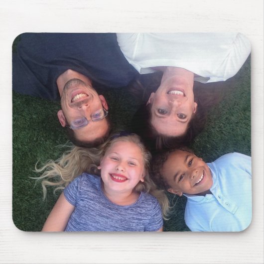 Voeg het Afbeelding van de Familie toe om Uw Muism Muismat (Voorkant)