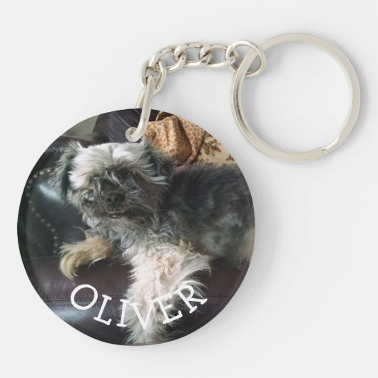 Voeg het afbeelding van uw dichter aan dit Sleutel Sleutelhanger (Achterkant)