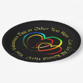 Voeg het Bericht van de Tekst van Namen toe - Hore Papieren Bordje (Gekanteld)