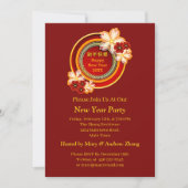 Voeg het Chinese nieuwjaar 20XX Floral Classic toe Kaart (Voorkant)