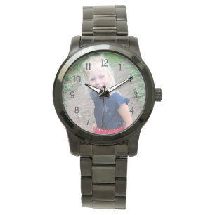 Voeg het fotohorloge van uw kind toe, grootouderge horloge
