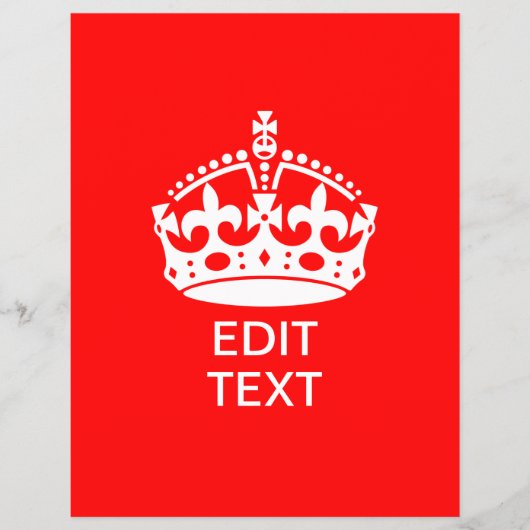 Voeg het KALISEREN VAN HET BEHOUD VAN Jouw tekst o Flyer (Voorkant)