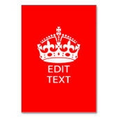 Voeg het KALISEREN VAN HET BEHOUD VAN Jouw tekst o Kaart (Voorkant)