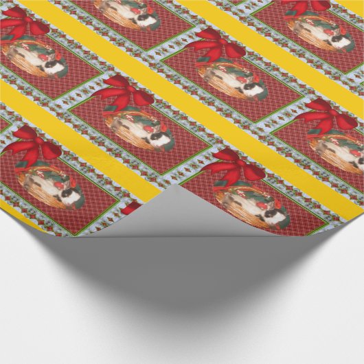 Voeg het kerstpapier van UW GOAT toe Cadeaupapier (Hoek)