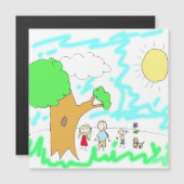 Voeg het kinderkunstwerk hieraan toe (Voorkant / Achterkant)