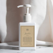 Voeg het kraftlabel van de lijst met grensingredië wijn etiket