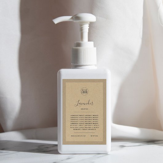 Voeg het kraftlabel van de lijst met grensingredië wijn etiket