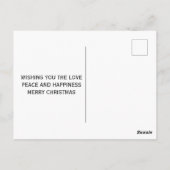 Voeg het kunstwerk van je kind toe aan deze kerst briefkaart (Achterkant)